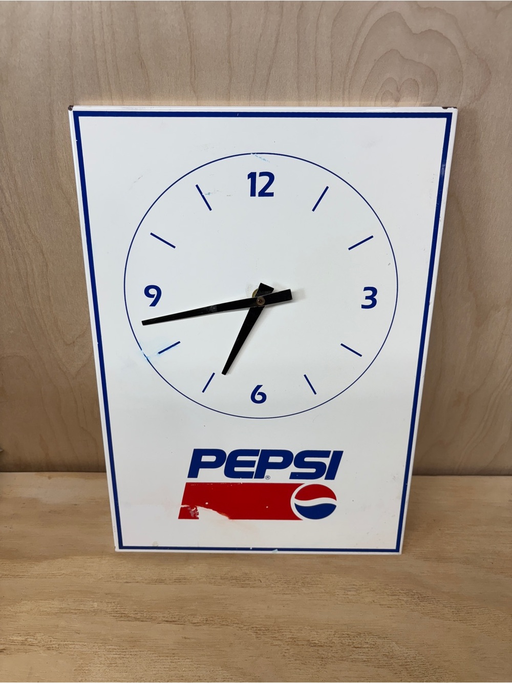 Pepsi Blue, White and Red Vintage Wall Clock